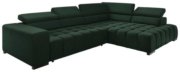 ROHOVÁ SEDAČKA, textil, zelená Livetastic - Sedačky, Online Only