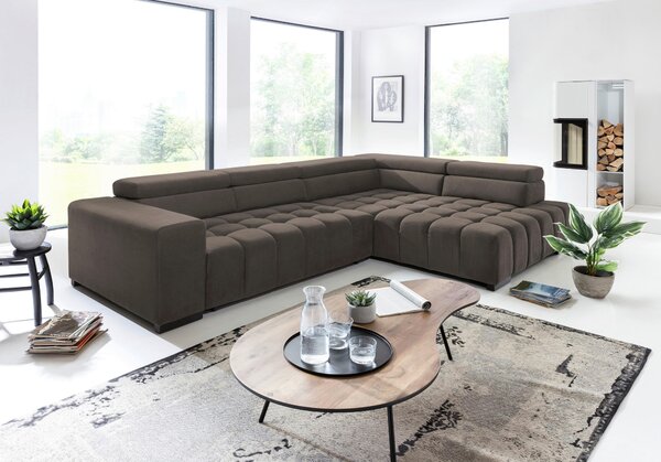 ROHOVÁ SEDAČKA, textil, hnedá Livetastic - Sedačky, Online Only