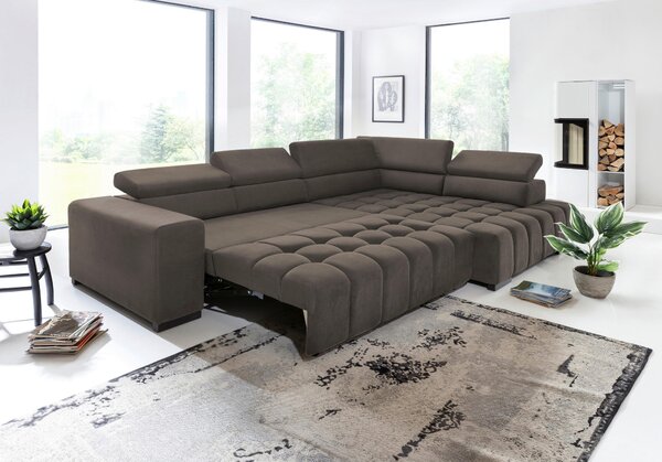 ROHOVÁ SEDAČKA, textil, hnedá Livetastic - Sedačky, Online Only