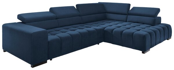 ROHOVÁ SEDAČKA, textil, modrá Livetastic - Sedačky, Online Only