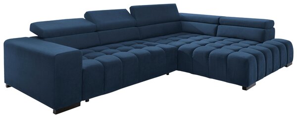 ROHOVÁ SEDAČKA, textil, modrá Livetastic - Sedačky, Online Only