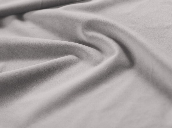 Čalúnená jednolôžková posteľ s úložným priestorom s roštom 90x200 cm v striebornej farbe Jodie – Micadoni