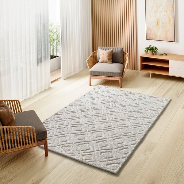 Biely koberec 190x285 cm Juno – Universal