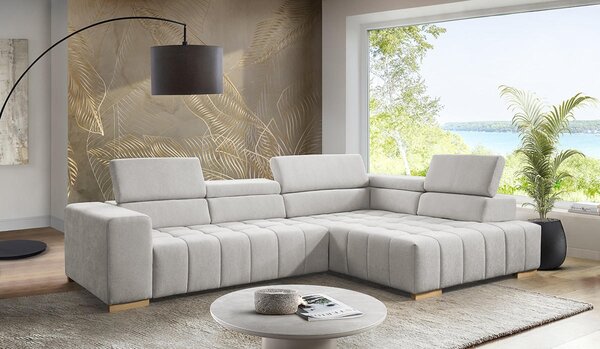 ROHOVÁ SEDAČKA, textil, béžová Livetastic - Sedačky, Online Only