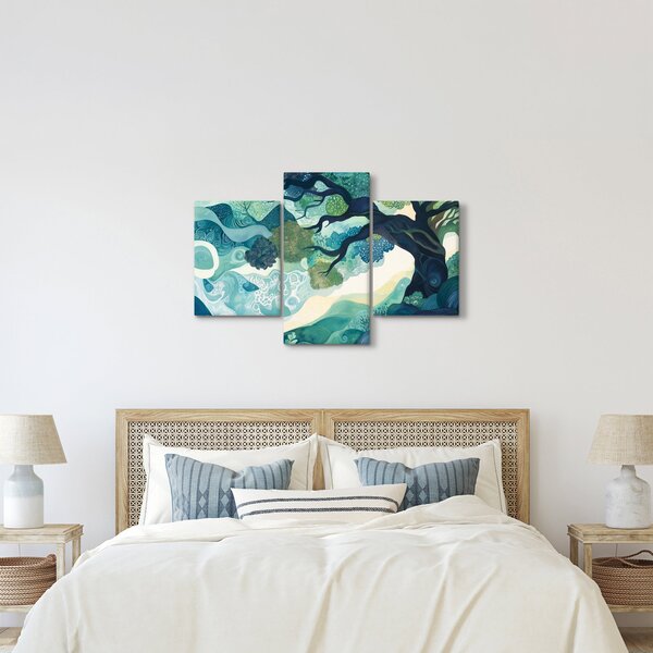 Obraz – Zelená koruna stromu života (90x60 cm)