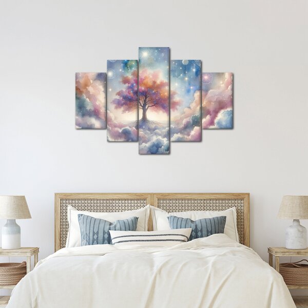 Obraz – Strom života v oblakoch (150x105 cm)