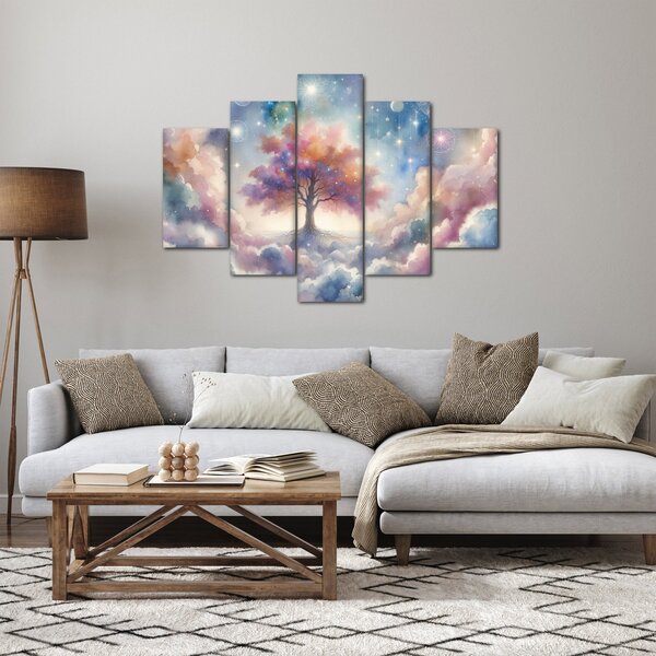 Obraz – Strom života v oblakoch (150x105 cm)