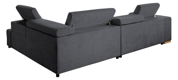 ROHOVÁ SEDAČKA, textil, grafitová Livetastic - Sedačky, Online Only