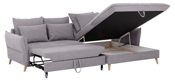 ROHOVÁ SEDAČKA, textil, svetlosivá Livetastic - Sedačky, Online Only