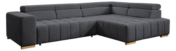 ROHOVÁ SEDAČKA, textil, grafitová Livetastic - Sedačky, Online Only