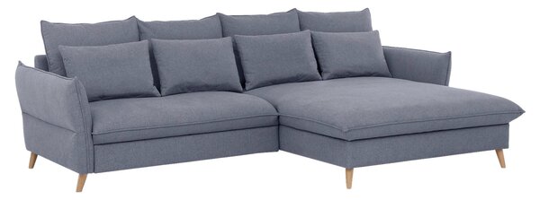 ROHOVÁ SEDAČKA, textil, modrá Livetastic - Sedačky, Online Only