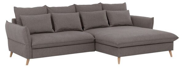 ROHOVÁ SEDAČKA, textil, svetlohnedá Livetastic - Sedačky, Online Only