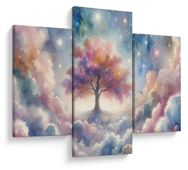 Obraz – Strom života v oblakoch (90x60 cm)