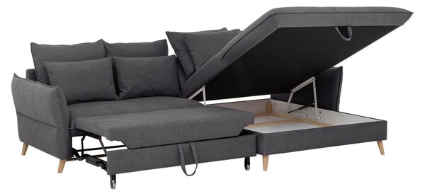 ROHOVÁ SEDAČKA, textil, sivá Livetastic - Sedačky, Online Only