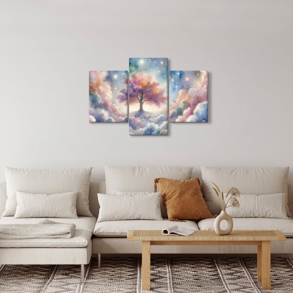 Obraz – Strom života v oblakoch (90x60 cm)