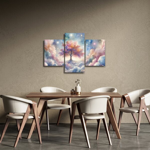 Obraz – Strom života v oblakoch (90x60 cm)