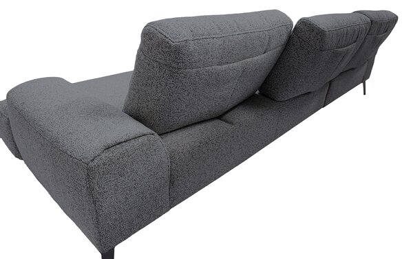 ROHOVÁ SEDAČKA, textil, tmavosivá Livetastic - Sedačky, Online Only