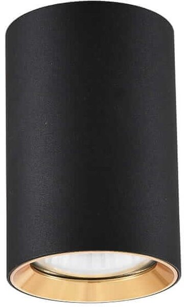 Light Prestige Manacor stropné svietidlo 1x50 W čierna-zlatá LP-232/1D-90BK/GD