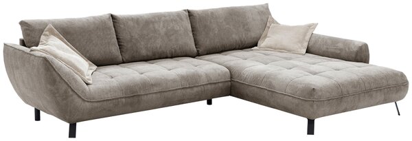 ROHOVÁ SEDAČKA, textil, svetlohnedá Livetastic - Sedačky, Online Only