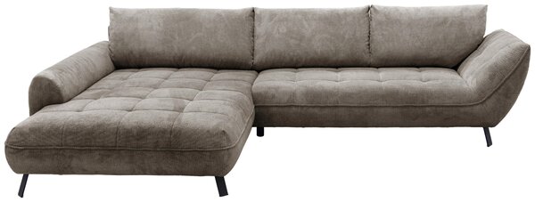 ROHOVÁ SEDAČKA, textil, svetlohnedá Livetastic - Sedačky, Online Only