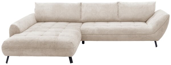 ROHOVÁ SEDAČKA, textil, béžová Livetastic - Sedačky, Online Only