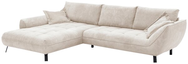 ROHOVÁ SEDAČKA, textil, béžová Livetastic - Sedačky, Online Only