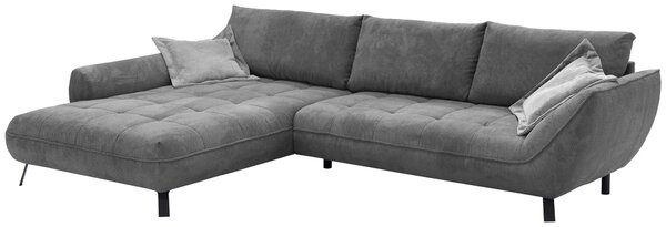 ROHOVÁ SEDAČKA, textil, antracitová Livetastic - Sedačky, Online Only