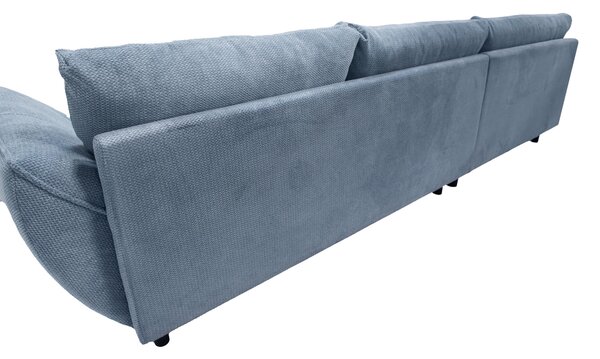 ROHOVÁ SEDAČKA, textil, modrá Livetastic - Sedačky, Online Only