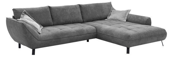 ROHOVÁ SEDAČKA, textil, antracitová Livetastic - Sedačky, Online Only