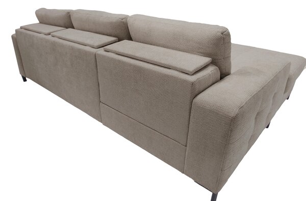 ROHOVÁ SEDAČKA, textil, svetlohnedá Livetastic - Sedačky, Online Only