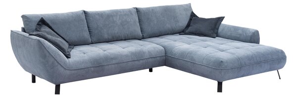 ROHOVÁ SEDAČKA, textil, modrá Livetastic - Sedačky, Online Only