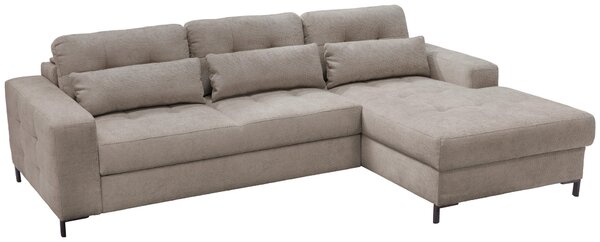 ROHOVÁ SEDAČKA, textil, svetlohnedá Livetastic - Sedačky, Online Only