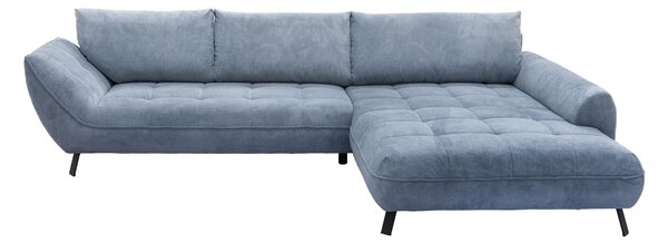 ROHOVÁ SEDAČKA, textil, modrá Livetastic - Sedačky, Online Only