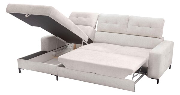 ROHOVÁ SEDAČKA, textil, béžová Livetastic - Sedačky, Online Only