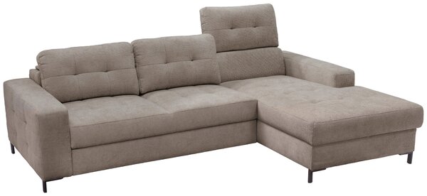 ROHOVÁ SEDAČKA, textil, svetlohnedá Livetastic - Sedačky, Online Only