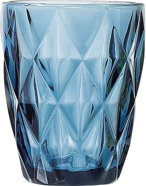 Modré sklenené poháre 270ml 6ks