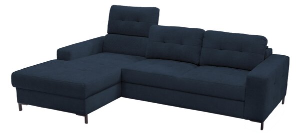 ROHOVÁ SEDAČKA, textil, tmavomodrá Livetastic - Sedačky, Online Only