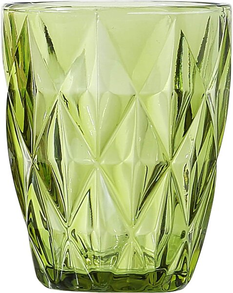 Zelené sklenené poháre 270ml 6ks