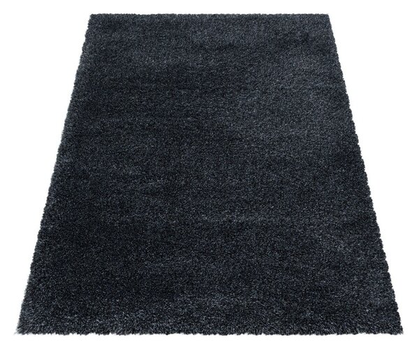 Antracitový koberec 120x170 cm Fluffy – Ayyildiz Carpets
