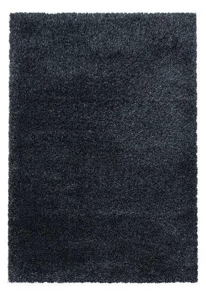 Antracitový koberec 120x170 cm Fluffy – Ayyildiz Carpets