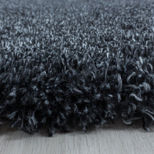 Antracitový koberec 120x170 cm Fluffy – Ayyildiz Carpets