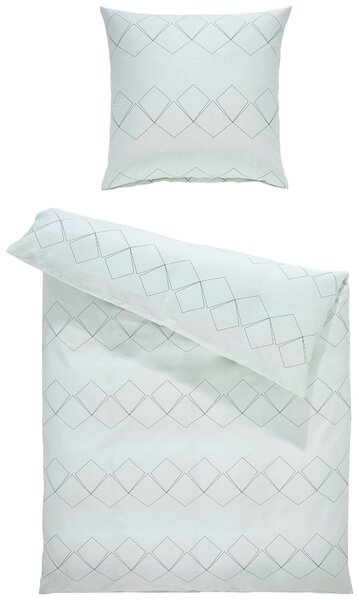 POSTEĽNÁ BIELIZEŇ, makosatén, zelená, jadeitovozelená, 135/200 cm Janine - Online Only bytové doplnky, Online Only