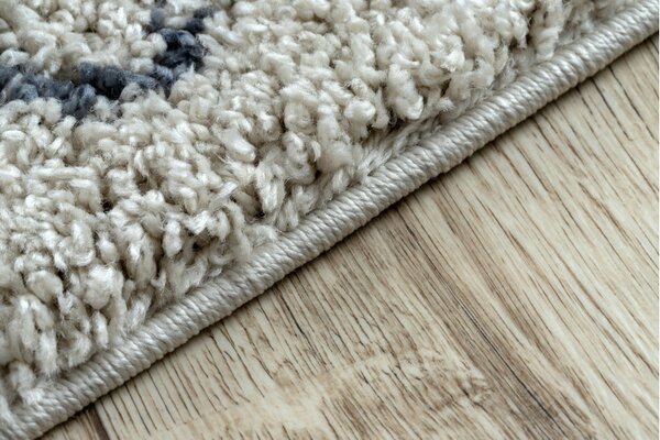 Dywany Łuszczów , Kusový koberec Berber Agadir G0522 cream and grey, 80x150, béžová, obývacia izba