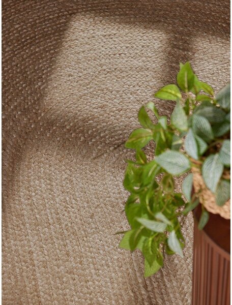 Obojstranný/ručne tkaný jutový koberec v tmavoprírodnej farbe 160x230 cm Braided – Hanse Home