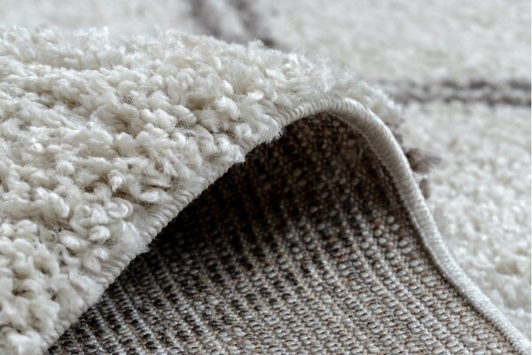 Dywany Łuszczów, Kusový koberec Berber Asila B5970 cream and brown, 80x150, béžová, obývacia izba