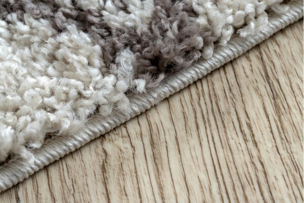 Dywany Łuszczów, Kusový koberec Berber Asila B5970 cream and brown, 80x150, béžová, obývacia izba