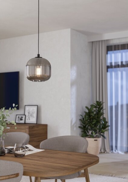 Eglo 99371 - Luster na lanku MANTUNALLE 1xE27/40W/230V
