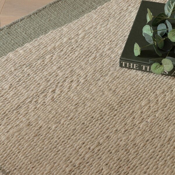 Krémový/šalviovozelený ručne tkaný vlnený koberec 160x230 cm Lima Sage – Asiatic Carpets
