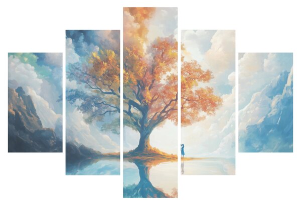 Obraz – Strom života a lásky (150x105 cm)