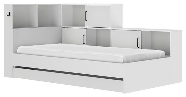 POSTEĽ S ÚLOŽNÝM PRIESTOROM, 90/200 cm biela MID.YOU - Detské izby, Online Only